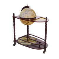 Напольный глобус-бар со столиком Небесная Сфера, диаметр 33 см