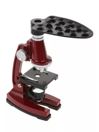 Детский микроскоп, 450х, 3 объектива, держатель для смартфона, аксессуары