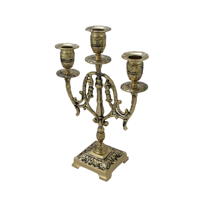 Канделябр Лира 3-х рожковый, золото