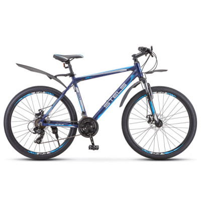 Велосипед гибрид Stels Navigator 620 MD V010 тёмно-синий