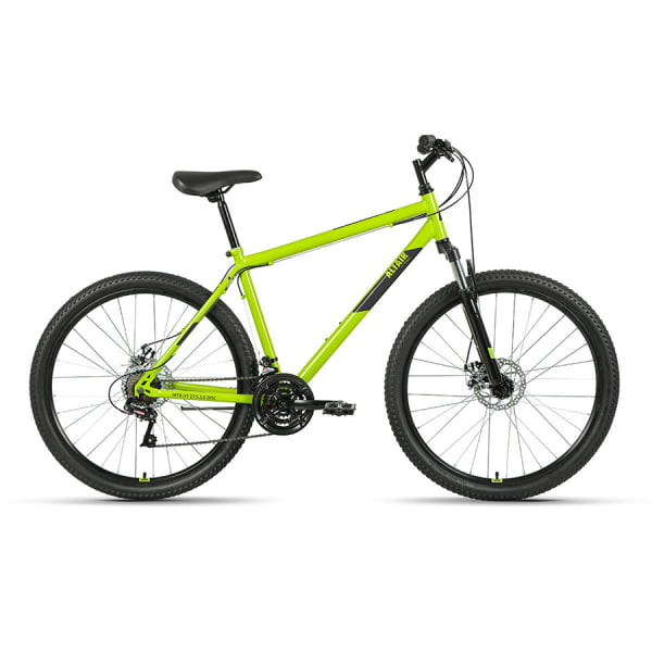 Горный велосипед 27,5" Altair MTB HT 27,5 2.0 D 21 скорость, зеленый/черный 2022 г 