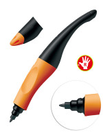 Ручка-роллер Stabilo Easy Start оранжево-черный корпус для правшей+1 стержень, в блистере