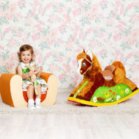 Детская игрушечная качалка "Лошадка"