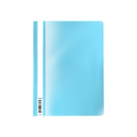 Папка-скоросшиватель пластиковая ErichKrause® Fizzy Pastel, A4, голубой (в пакете по 20 шт.)