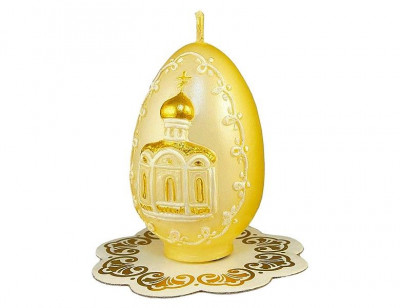 Пасхальная свеча-яйцо Омский свечной