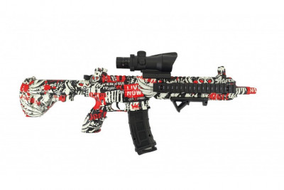 Автомат M416 стреляющий орбизами FK971-Red
