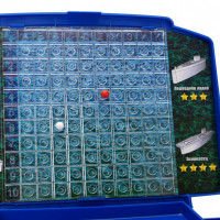 Настольная игра Морской бой-1, жесткая коробка