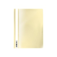 Папка-скоросшиватель пластиковая ErichKrause® Fizzy Pastel, A4, желтый (в пакете по 20 шт.)