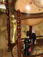 Глобус-бар напольный со столиком "Новый дизайн", диаметр 33 см