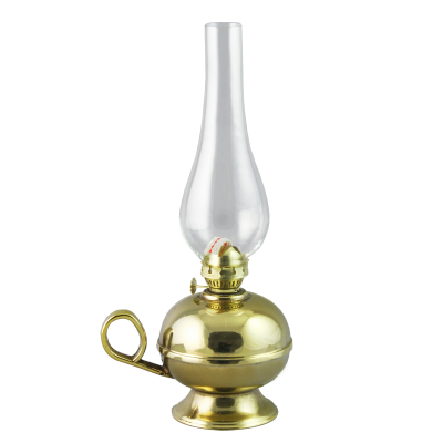 Лампа керосиновая Бочча настольная, латунь, размер 31x11x16 см