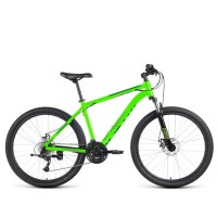 Горный велосипед 27,5" Forward Katana 27,5 D AL ярко-зеленый/серый 2023 г