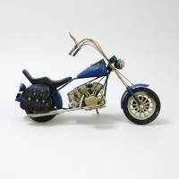 Масштабная модель мотоцикла «Harley Davidson», синий