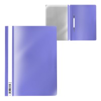Папка-скоросшиватель пластиковая ErichKrause® Fizzy Pastel, A4, фиолетовый (в пакете по 20 шт.)