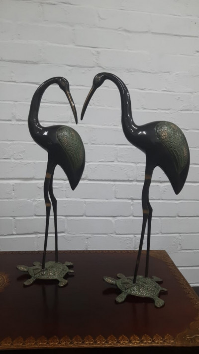 Статуэтка Пара Цапель 49 и 48 см