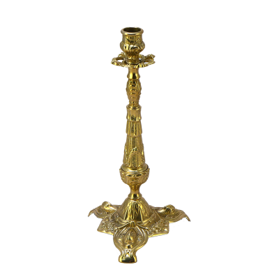 Канделябр подсвечник "Бутон" в старинном стиле, латунь