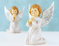 Фигурка ангелочек Люсиль со скрещенными ладошками