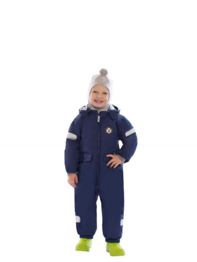 Демисезонный комбинезон BJÖRKA, синий со светоотражающими элементами