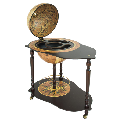 Глобус-бар напольный со столиком d 41