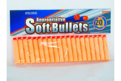 Пульки Blaze Storm (мягкие, с присосками, 20 шт) подходят для нерфа (пули для...