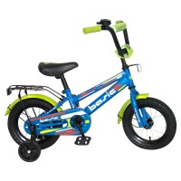 Детский велосипед хардтейл 12" Navigator BASIC синий/зеленый ВНМ12129