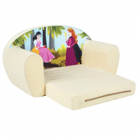 Раскладной бескаркасный (мягкий) детский диван серии "Сказки", Спящая красавица