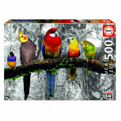 Пазл для детей "Птицы в джунглях", 500 деталей