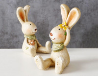 Пасхальные фигурки Кролики Джулли и Джулс