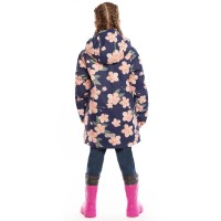Демисезонная куртка BJÖRKA, розовый, растительный принт