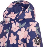 Демисезонная куртка BJÖRKA, розовый, растительный принт