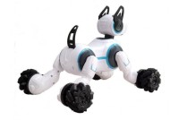 Робот собака-перевертыш Dog с пультом в виде наручных часов CS Toys 666-800A-WHITE