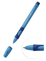 Ручка шариковая Stabilo Leftright для правшей, F,синий+зелено-малиновый корпус,цвет чернил синий,2 шт в блистере