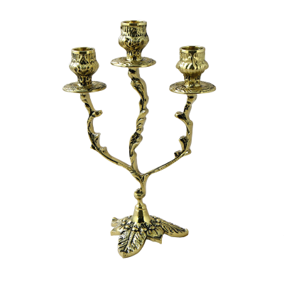 Канделябр Рендаду 3-х рожковый, золото