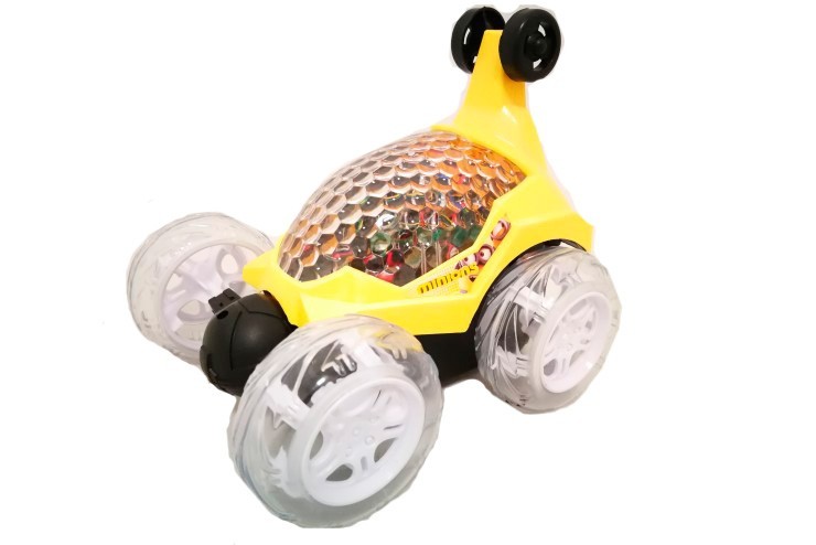 Детская машинка перевертыш на пульте управления (на аккумуляторе, световые и звуковые эффекты)
