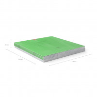 Тетрадь школьная ученическая ErichKrause® Классика Neon зеленая, 24 листа, клетка  (в плёнке по 10 штук)