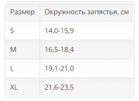 Бандаж на лучезапястный сустав длина 20 см