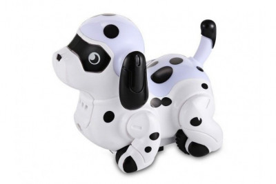 Интерактивная собака Lucky на пульте управления (Свет, звук, движется по линии)