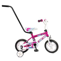 Детский велосипед хардтейл 12" Navigator FIRST BIKE (родительская ручка) фуксия ВН12200