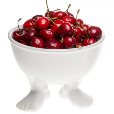 Миска (тарелка) средняя белая