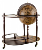 Глобус-бар напольный со столом 81 см, диаметр сферы 42 см, Jufeng