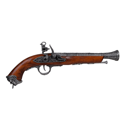 Пистоль итальянский, 18 век, хром