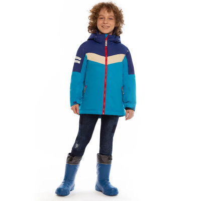 Демисезонная куртка BJÖRKA, голубой, без принта