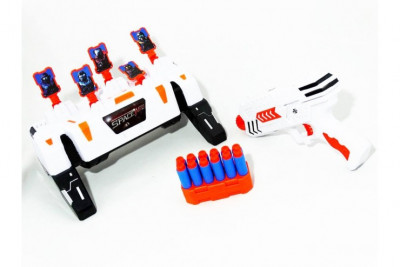 Тир на Мягких Пулях с Движущимися Мишенями