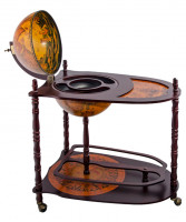 Глобус-бар напольный со столом, диаметр сферы 33 см