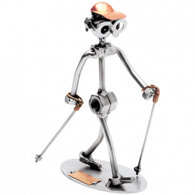 Фигурка из металла Скандинавская ходьба (A)