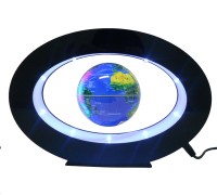 Глобус левитирующий с подсветкой на подставке, синий EV-TY-3-BLU
