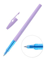 Ручка шариковая Stabilo Liner Pastel 808 F синяя, корпус ассорти,  цвет чернил: синий 0,38 мм, 4 шт в блистере