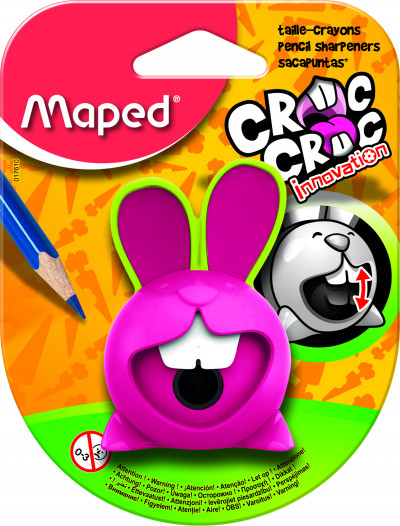 CROC CROC INNOVATION Интерактивная точилка для карандашей, одно отверстие, с ...