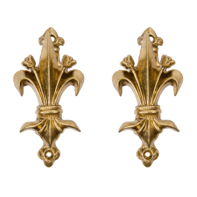 Крепление "Флер-де-лис", латунь