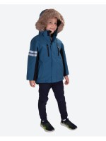 Детская утепленная куртка Lindberg, цвет темно-синий на рост 110 см