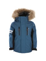 Детская утепленная куртка Lindberg, цвет темно-синий на рост 110 см